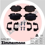 Zimmermann Brake pads for BMW X4 (G02, F98) rear