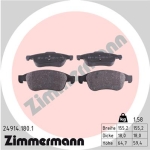 Zimmermann Brake pads for DACIA DOKKER front