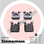 Zimmermann Brake pads for BMW 2 Cabriolet (F23) rear
