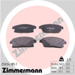 Zimmermann Brake pads for CHEVROLET CRUZE Station Wagon (J308) front