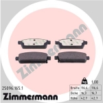 Zimmermann Brake pads for CHEVROLET CRUZE (J300) rear