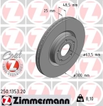Zimmermann Bremsscheibe für FORD FOCUS C-MAX (DM2) vorne