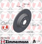 Zimmermann Sport Brake Disc for FORD KUGA I rear