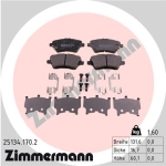 Zimmermann Brake pads for FORD B-MAX (JK) front