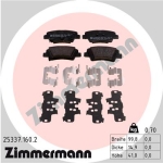 Zimmermann Brake pads for KIA RIO III Stufenheck (UB) rear