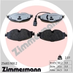 Zimmermann Brake pads for VW GOLF ALLTRACK VII (BA5, BV5) front