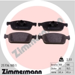 Zimmermann Brake pads for FORD TRANSIT CONNECT Kombi front