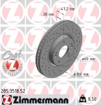 Zimmermann Sport Brake Disc for HYUNDAI i40 (VF) front