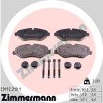 Zimmermann Brake pads for VW CRAFTER 30-50 Pritsche/Fahrgestell (2F_) front