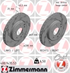 Zimmermann Sportbremsscheibe Black Z für MERCEDES-BENZ E-KLASSE T-Model (S210) vorne
