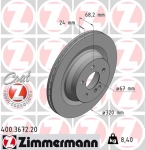 Zimmermann Bremsscheibe für MERCEDES-BENZ E-KLASSE T-Model (S212) hinten