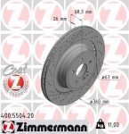 Zimmermann Brake Disc for MERCEDES-BENZ CLS (C218) rear
