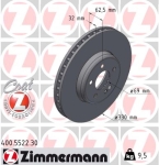 Zimmermann Bremsscheibe Formula S für MERCEDES-BENZ GLC (X253) vorne