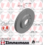 Zimmermann Brake Disc for RENAULT TRAFIC II Pritsche/Fahrgestell (EL) front