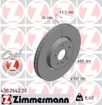Zimmermann Brake Disc for OPEL ASTRA K (B16) front