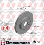 Zimmermann Brake Disc for RENAULT MEGANE Scenic (JA0/1_) front