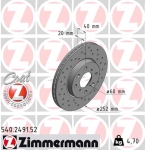 Zimmermann Sport Brake Disc for SUZUKI SPLASH (EX) front