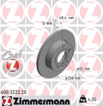 Zimmermann Brake Disc for SKODA SUPERB II Kombi (3T5) rear