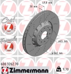 Zimmermann Bremsscheibe Formula Z für SKODA KODIAQ (NS7, NV7) vorne