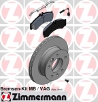 Zimmermann Brake Kit for MERCEDES-BENZ SPRINTER 4-t Kasten (904) front